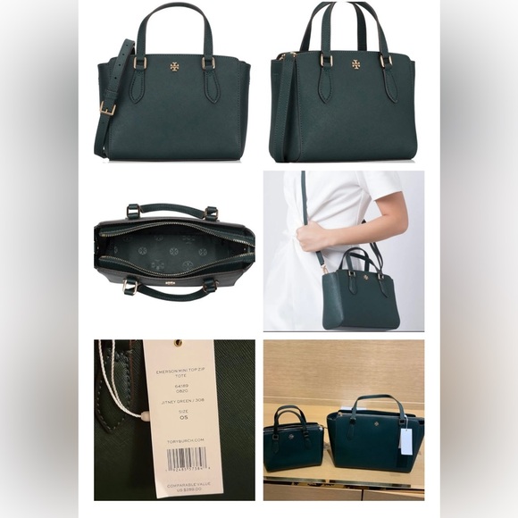 Tory Burch Emerson Mini Top Zip Satchel - Picture 6 of 7